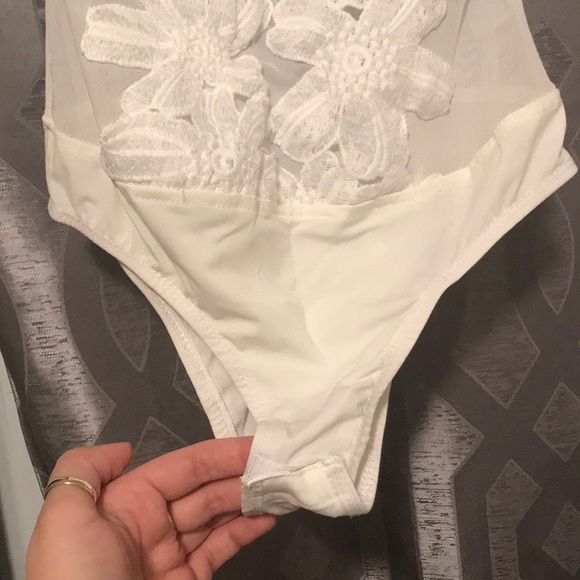 White See through body suit - Picture 2 of 3